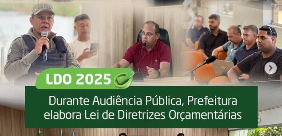 AUDIÊNCIA PÚBLICA | LDO 2025